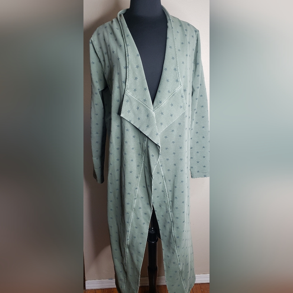 Billy T Oversized Sage Green Duster Size xs